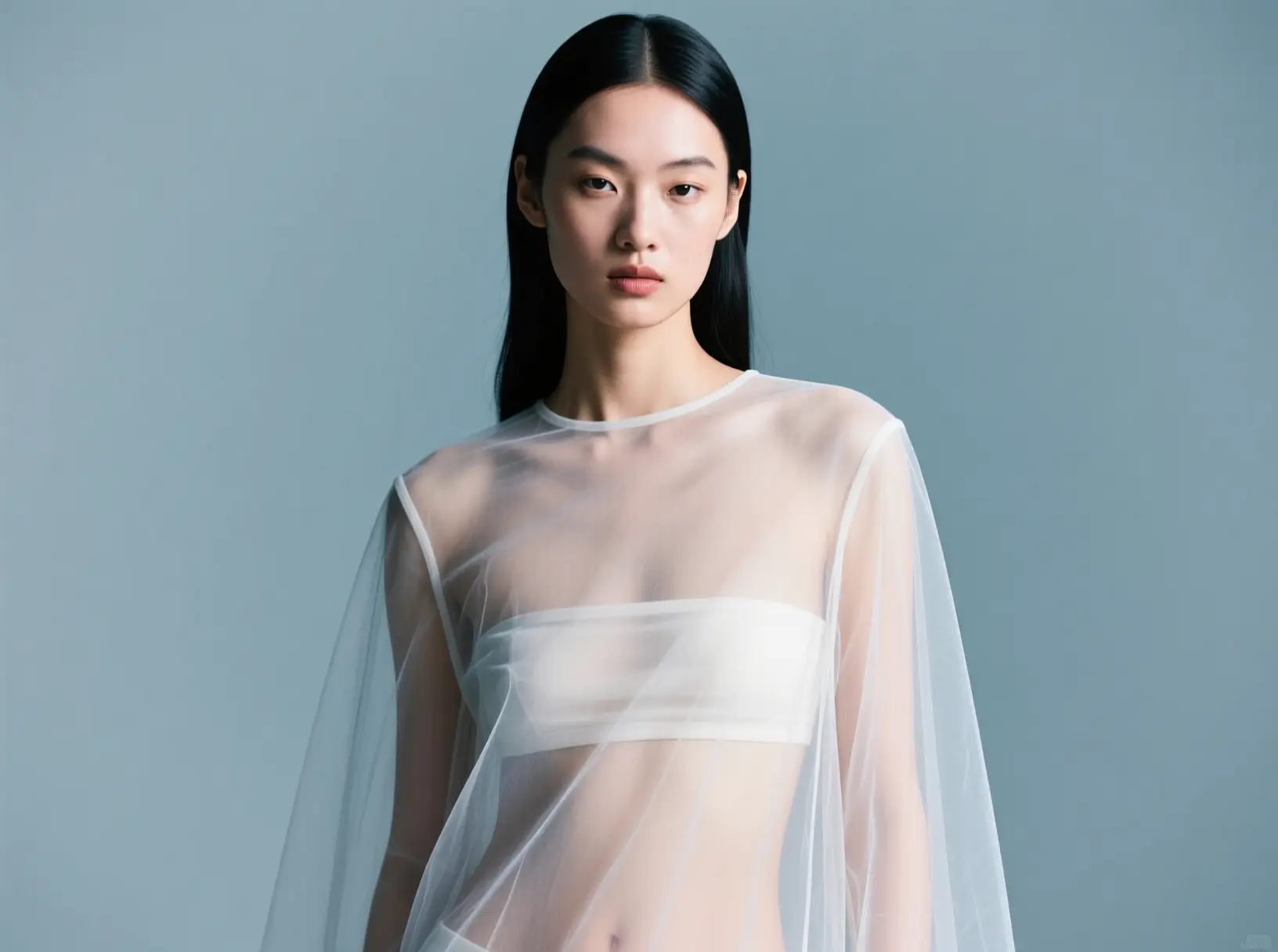 Original model photo before AI background removal